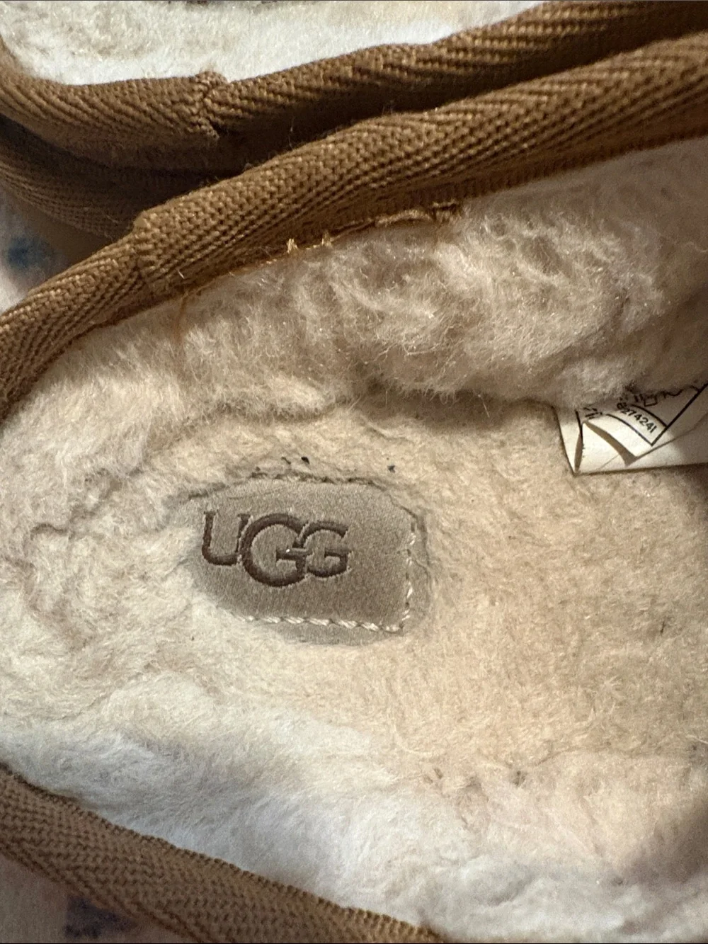 UGG Kids Brown Suede Slip-On Slippers size 13.